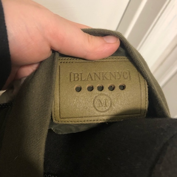 BlankNYC Green Pink Tie Dye Bomber Jacket Medium B - Picture 4 of 7